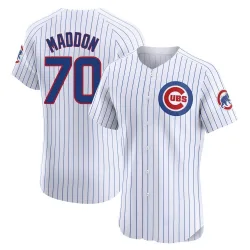 Chicago Cubs Joe Maddon White Elite Men's Home Player Jersey