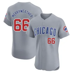 Chicago Cubs Julian Merryweather Gray Elite Men's Road Player Jersey