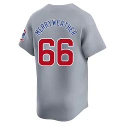 Chicago Cubs Julian Merryweather Gray Limited Men's Road Player Jersey