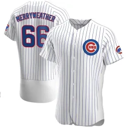 Chicago Cubs Julian Merryweather White Authentic Men's Home Player Jersey