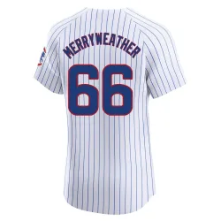 Chicago Cubs Julian Merryweather White Elite Men's Home Player Jersey