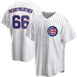 Chicago Cubs Julian Merryweather White Replica Men's Home Player Jersey