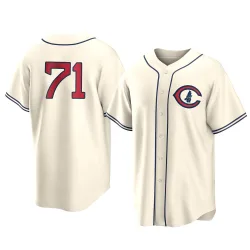 Chicago Cubs Keegan Thompson Cream Replica Men's 2022 Field Of Dreams Player Jersey