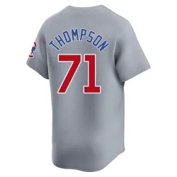 Chicago Cubs Keegan Thompson Gray Limited Men's Road Player Jersey