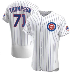 Chicago Cubs Keegan Thompson White Authentic Men's Home Player Jersey