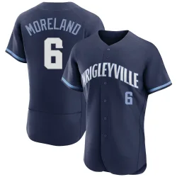 Chicago Cubs Keith Moreland Navy Authentic Men's 2021 City Connect Player Jersey