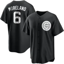 Chicago Cubs Keith Moreland White Replica Youth Black/ Player Jersey