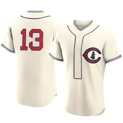 Chicago Cubs Kevin Alcantara Cream Authentic Men's 2022 Field Of Dreams Player Jersey