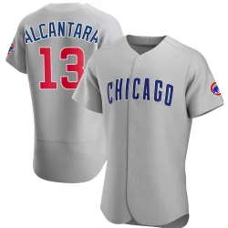 Chicago Cubs Kevin Alcantara Gray Authentic Men's Road Player Jersey