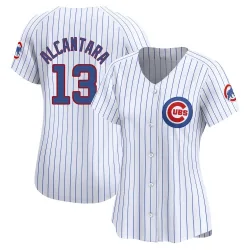 Chicago Cubs Kevin Alcantara White Limited Women's Home Player Jersey