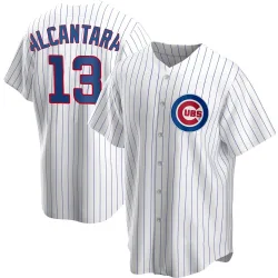 Chicago Cubs Kevin Alcantara White Replica Men's Home Player Jersey