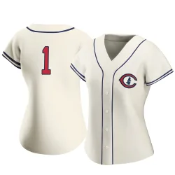 Chicago Cubs Kosuke Fukudome Cream Authentic Women's 2022 Field Of Dreams Player Jersey