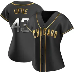 Chicago Cubs Luke Little Black Golden Replica Women's Alternate Player Jersey