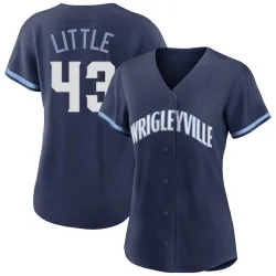 Chicago Cubs Luke Little Navy Authentic Women's 2021 City Connect Player Jersey