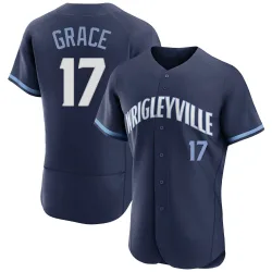 Chicago Cubs Mark Grace Navy Authentic Men's 2021 City Connect Player Jersey