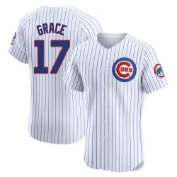 Chicago Cubs Mark Grace White Elite Men's Home Player Jersey