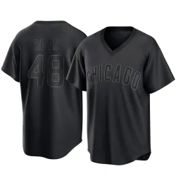 Chicago Cubs Matthew Boyd Black Replica Men's Pitch Fashion Player Jersey