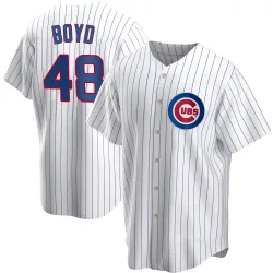 Chicago Cubs Matthew Boyd White Replica Men's Home Player Jersey