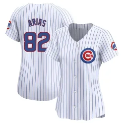 Chicago Cubs Michael Arias White Limited Women's Home Player Jersey