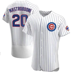 Chicago Cubs Miles Mastrobuoni White Authentic Men's Home Player Jersey