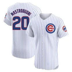 Chicago Cubs Miles Mastrobuoni White Elite Men's Home Player Jersey