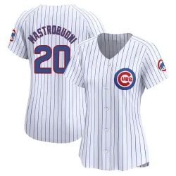 Chicago Cubs Miles Mastrobuoni White Limited Women's Home Player Jersey