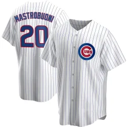 Chicago Cubs Miles Mastrobuoni White Replica Men's Home Player Jersey