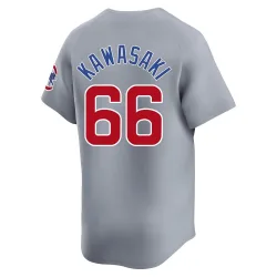 Chicago Cubs Munenori Kawasaki Gray Limited Men's Road Player Jersey