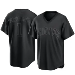 Chicago Cubs Nick Madrigal Black Replica Men's Pitch Fashion Player Jersey