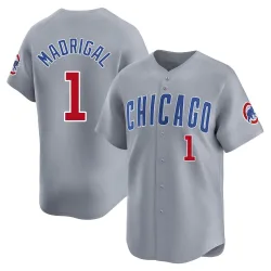 Chicago Cubs Nick Madrigal Gray Limited Men's Road Player Jersey