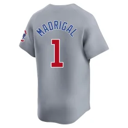 Chicago Cubs Nick Madrigal Gray Limited Men's Road Player Jersey