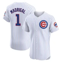 Chicago Cubs Nick Madrigal White Elite Men's Home Player Jersey