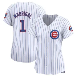 Chicago Cubs Nick Madrigal White Limited Women's Home Player Jersey