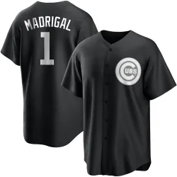 Chicago Cubs Nick Madrigal White Replica Youth Black/ Player Jersey