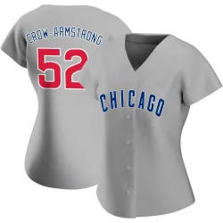 Chicago Cubs Pete Crow-Armstrong Gray Authentic Women's Road Player Jersey