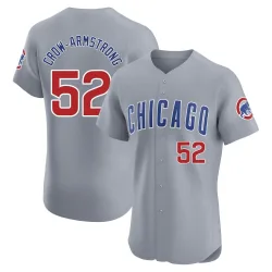 Chicago Cubs Pete Crow-Armstrong Gray Elite Men's Road Player Jersey