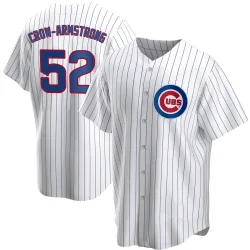 Chicago Cubs Pete Crow-Armstrong White Replica Men's Home Player Jersey