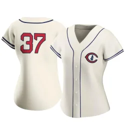 Chicago Cubs Porter Hodge Cream Authentic Women's 2022 Field Of Dreams Player Jersey