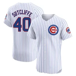 Chicago Cubs Rick Sutcliffe White Elite Men's Home Player Jersey