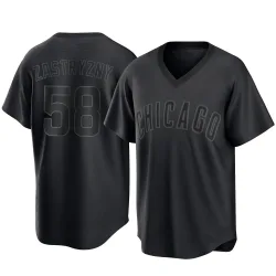 Chicago Cubs Rob Zastryzny Black Replica Men's Pitch Fashion Player Jersey