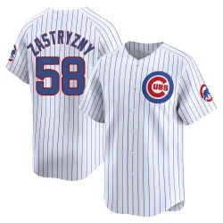 Chicago Cubs Rob Zastryzny White Limited Men's Home Player Jersey