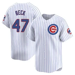 Chicago Cubs Rod Beck White Limited Men's Home Player Jersey