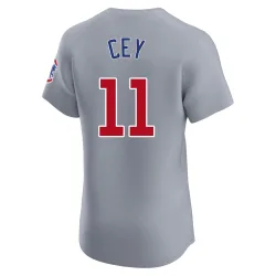 Chicago Cubs Ron Cey Gray Elite Men's Road Player Jersey