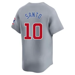 Chicago Cubs Ron Santo Gray Limited Men's Road Player Jersey