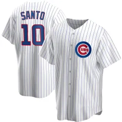 Chicago Cubs Ron Santo White Replica Men's Home Player Jersey