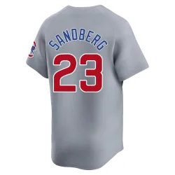 Chicago Cubs Ryne Sandberg Gray Limited Men's Road Player Jersey