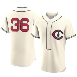 Chicago Cubs Trey Mancini Cream Authentic Men's 2022 Field Of Dreams Player Jersey