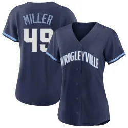 Chicago Cubs Tyson Miller Navy Authentic Women's 2021 City Connect Player Jersey