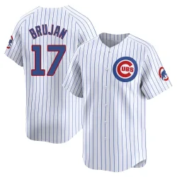 Chicago Cubs Vidal Brujan White Limited Men's Home Player Jersey