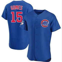 Chicago Cubs Yan Gomes Royal Authentic Men's Alternate Player Jersey